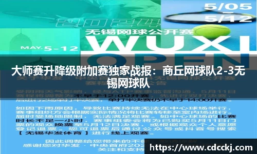 大师赛升降级附加赛独家战报：商丘网球队2-3无锡网球队