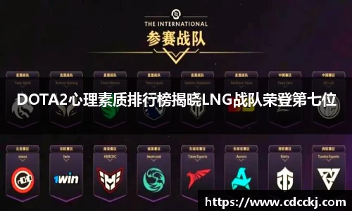 DOTA2心理素质排行榜揭晓LNG战队荣登第七位